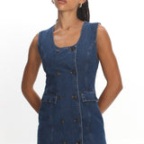 LIONESS L'Esprit Mini Dress Indigo