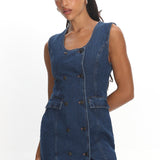 LIONESS L'Esprit Mini Dress Indigo