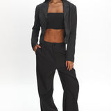 LIONESS Lune Blazer Onyx Pinstripe