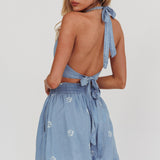 Lovefool Elastic Shorts Denim