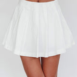 Rori Pleated Skirt Off White