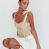 Rori Pleated Skirt Off White