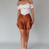 Je T'aime Off-Shoulder Top Champagne