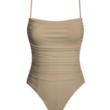 Isla Ruched One Piece Swimsuit Suntanned