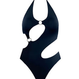 Cabo Cut-Out One Piece Swimsuit Black