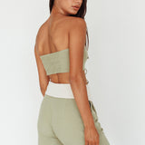 East Village Foldover Pants Sage