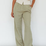 East Village Foldover Pants Sage