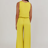 Mariposa Wide Leg Pant Chartreuse