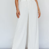 Cove Elasticated Pants Ivory