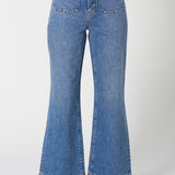 ROLLA'S Sailor Jean Janet Recycled Mid Vintage Blue