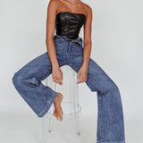 ROLLA'S Sailor Jean Janet Recycled Mid Vintage Blue