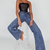 ROLLA'S Sailor Jean Janet Recycled Mid Vintage Blue
