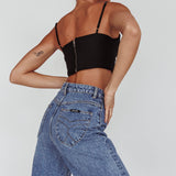 ROLLA'S Sailor Jean Janet Recycled Mid Vintage Blue