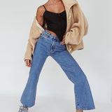 ROLLA'S Eastcoast Flare Ankle Lucy Mid Vintage Blue