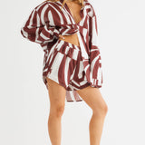 SNDYS Heather Shorts Swirl Brown