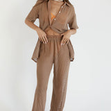 SNDYS Hyams Long Knit Pants Mocha