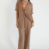 SNDYS Hyams Long Knit Pants Mocha