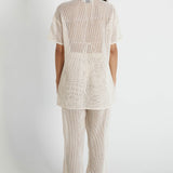 SNDYS Hyams Buttoned Knit Top Sand