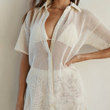 SNDYS Hyams Buttoned Knit Top Sand
