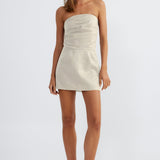 SNDYS Romi Linen Dress Natural