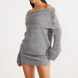 SNDYS Brooks Mini Skirt Grey