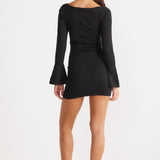 SNDYS Penelope Mini Dress Black
