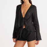 SNDYS Alexandra Top Black