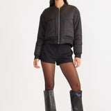 SNDYS Roberta Mini Shorts Black