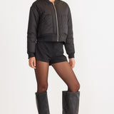 SNDYS Roberta Mini Shorts Black
