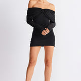 SNDYS Madrid Mini Dress Black