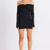 SNDYS Madrid Mini Dress Black