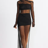 SNDYS Reine Maxi Dress Black
