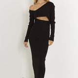 SNDYS Aurora Maxi Dress Black