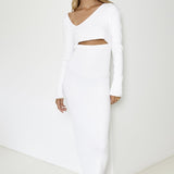 SNDYS Aurora Maxi Dress White