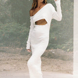 SNDYS Aurora Maxi Dress White