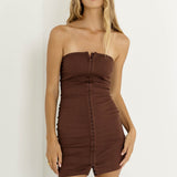 SNDYS Ada Mini Dress Mocha