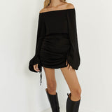 SNDYS Gigi Mini Dress Black