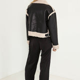 SNDYS Billie Aviator Jacket Black