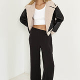 SNDYS Billie Aviator Jacket Black