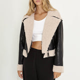 SNDYS Billie Aviator Jacket Black