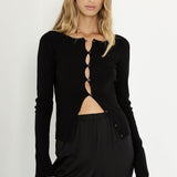 SNDYS Etta Top Black
