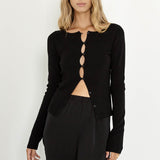 SNDYS Etta Top Black