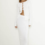 SNDYS Etta Top White