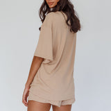 On Track SL Logo Shorts Camel