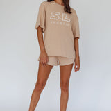On Track SL Logo T-Shirt Camel