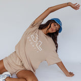 On Track SL Logo T-Shirt Camel