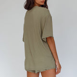 On Track SL Logo T-Shirt Khaki