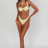 Truly Yours High Cut Bikini Bottom Butter