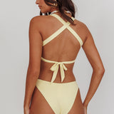 Truly Yours High Cut Bikini Bottom Butter