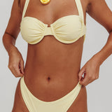 Truly Yours High Cut Bikini Bottom Butter